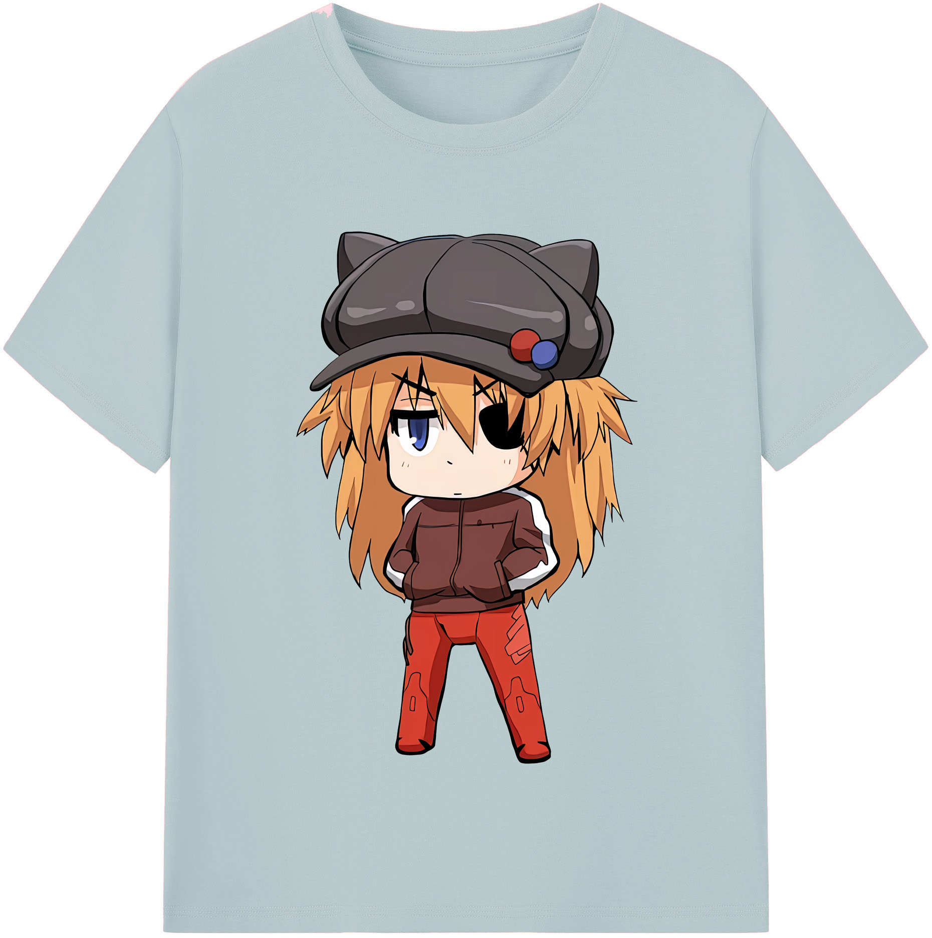 （画像用） EVA 新世紀エヴァンゲリオン 綿100％半袖Tシャツ（フロントプリント）